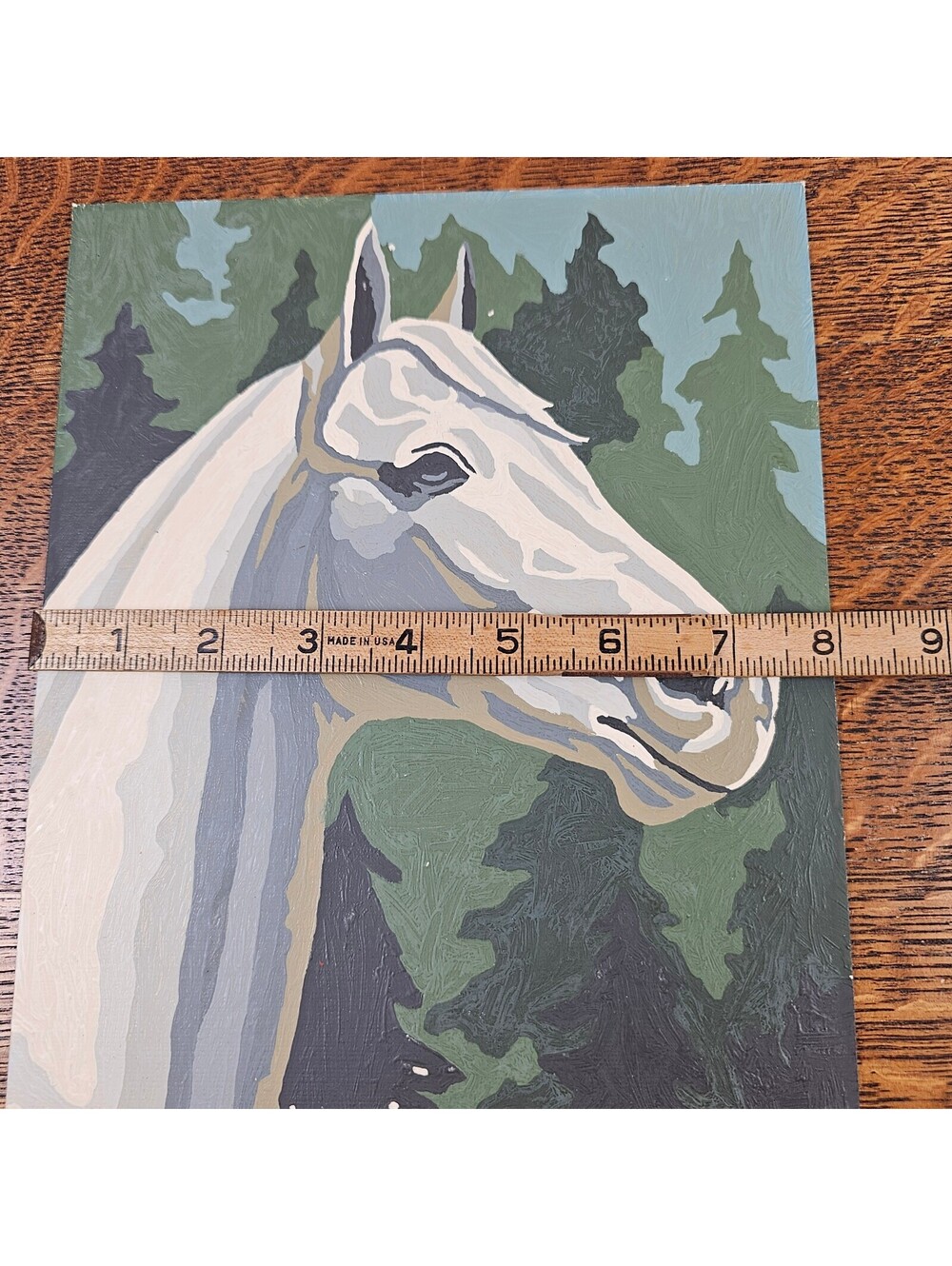 Vintage Art Award Horse Portraits Paint by Number Pair 8x10 PBN - Picture 11 of 14
